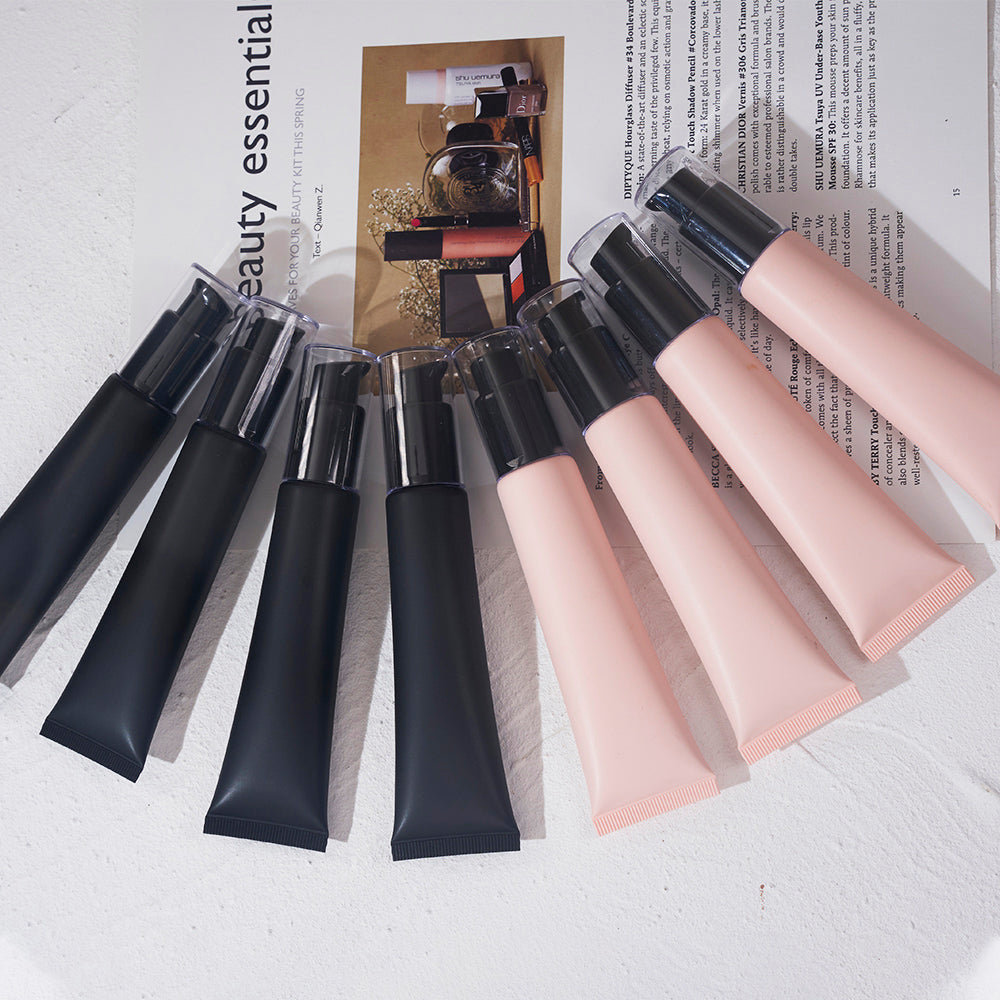 FOUNDATION matte custom logo Large hose of liquid foundation pink packing