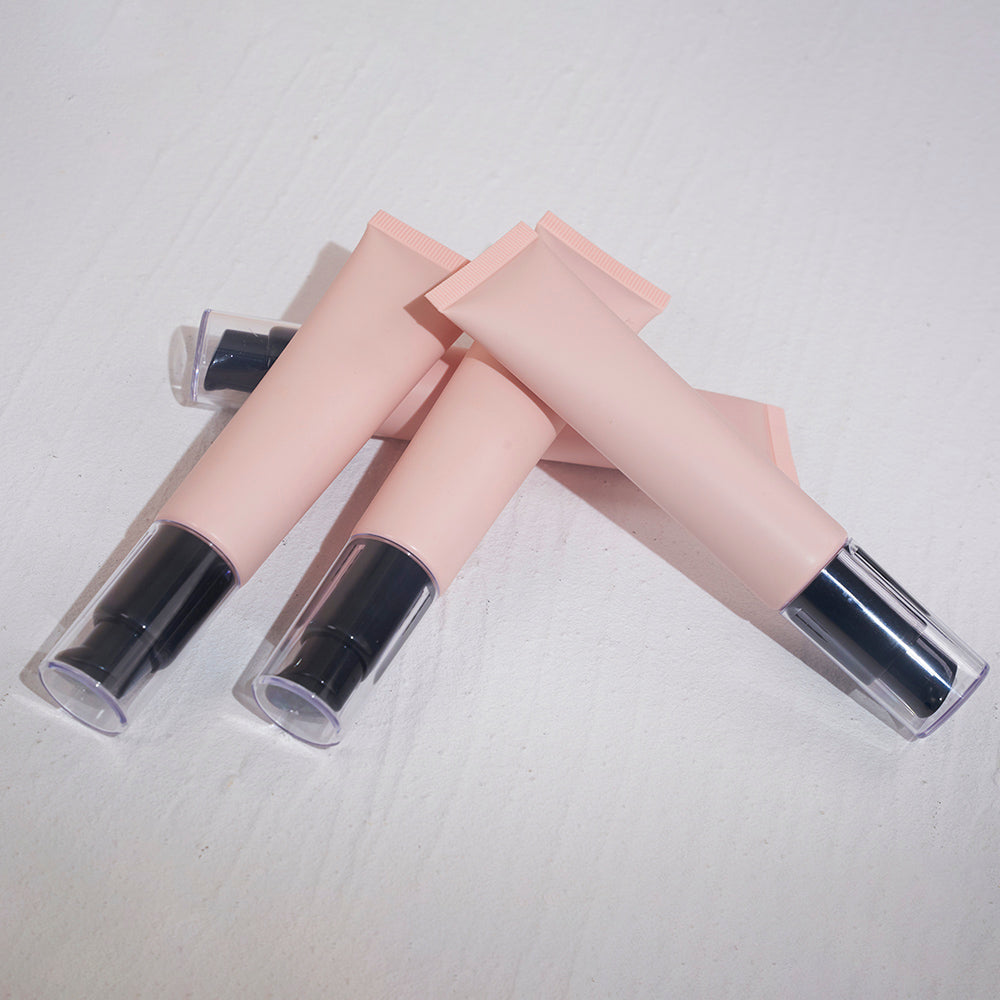 FOUNDATION matte custom logo Large hose of liquid foundation pink packing