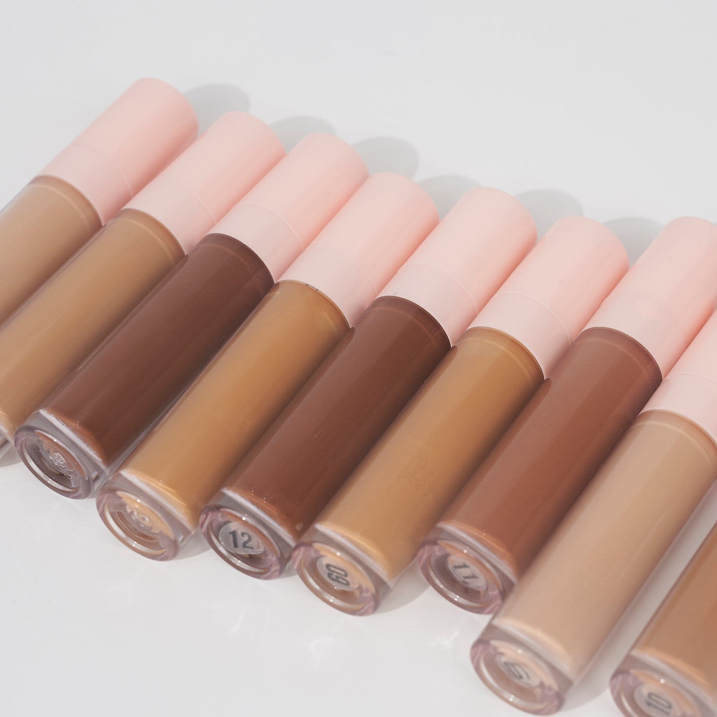 CONCEALER custom private label high coverage best waterproof pink cap round tube