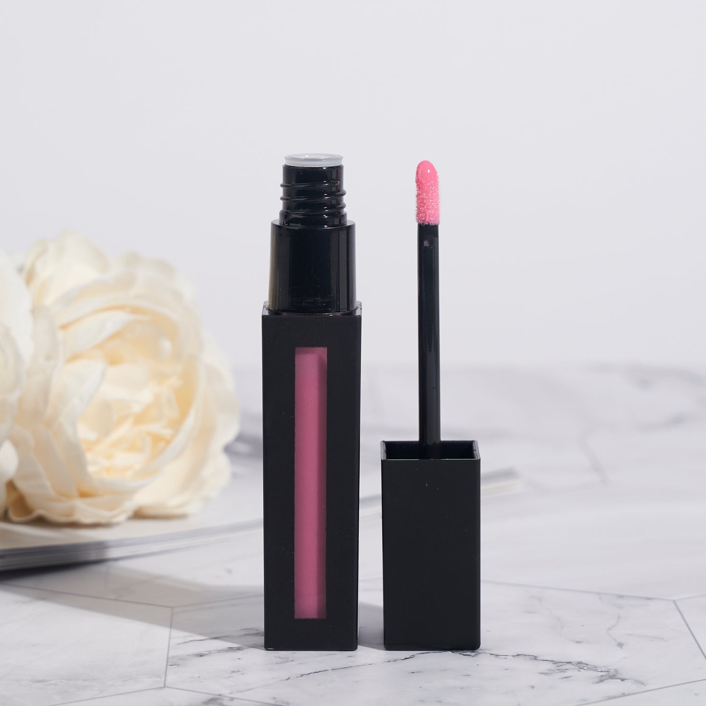 Black tube lip gloss