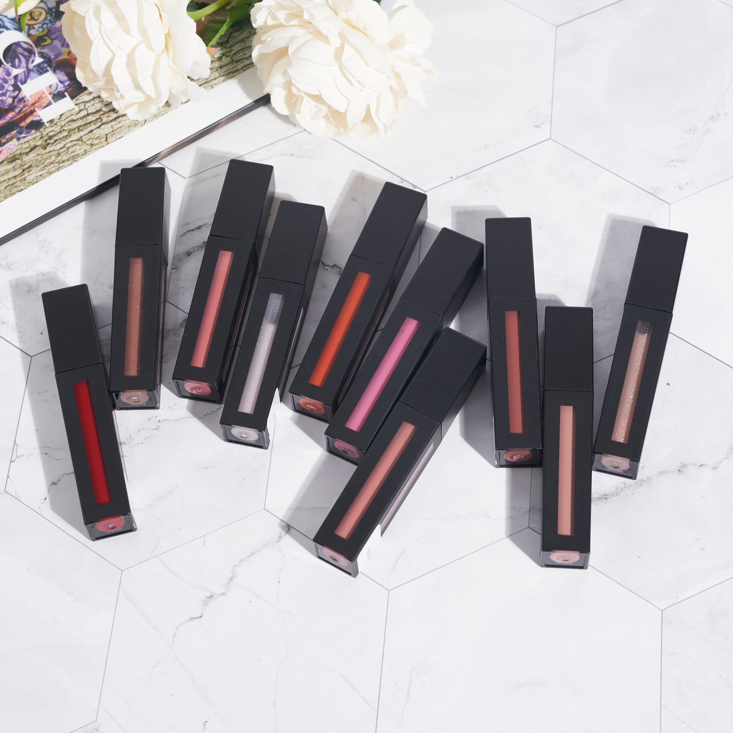 Black tube lip gloss