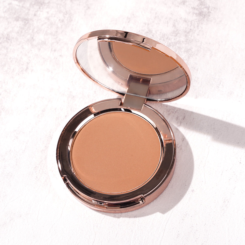 BRONZER contour waterproof long-lasting vegan makeup private label rose gold packing