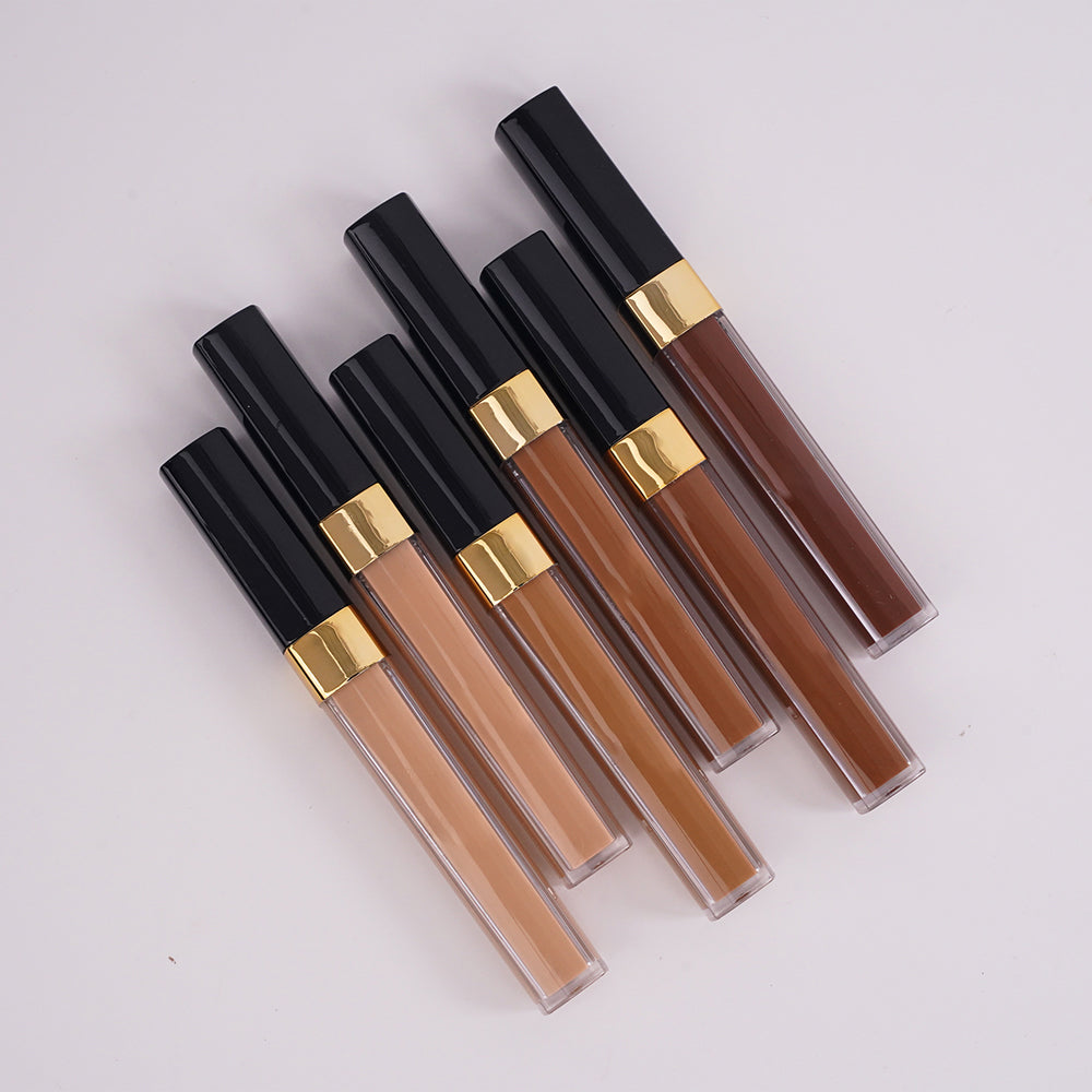 CONCEALER waterproof full coverage vegan long-lasting black cap gold hoop