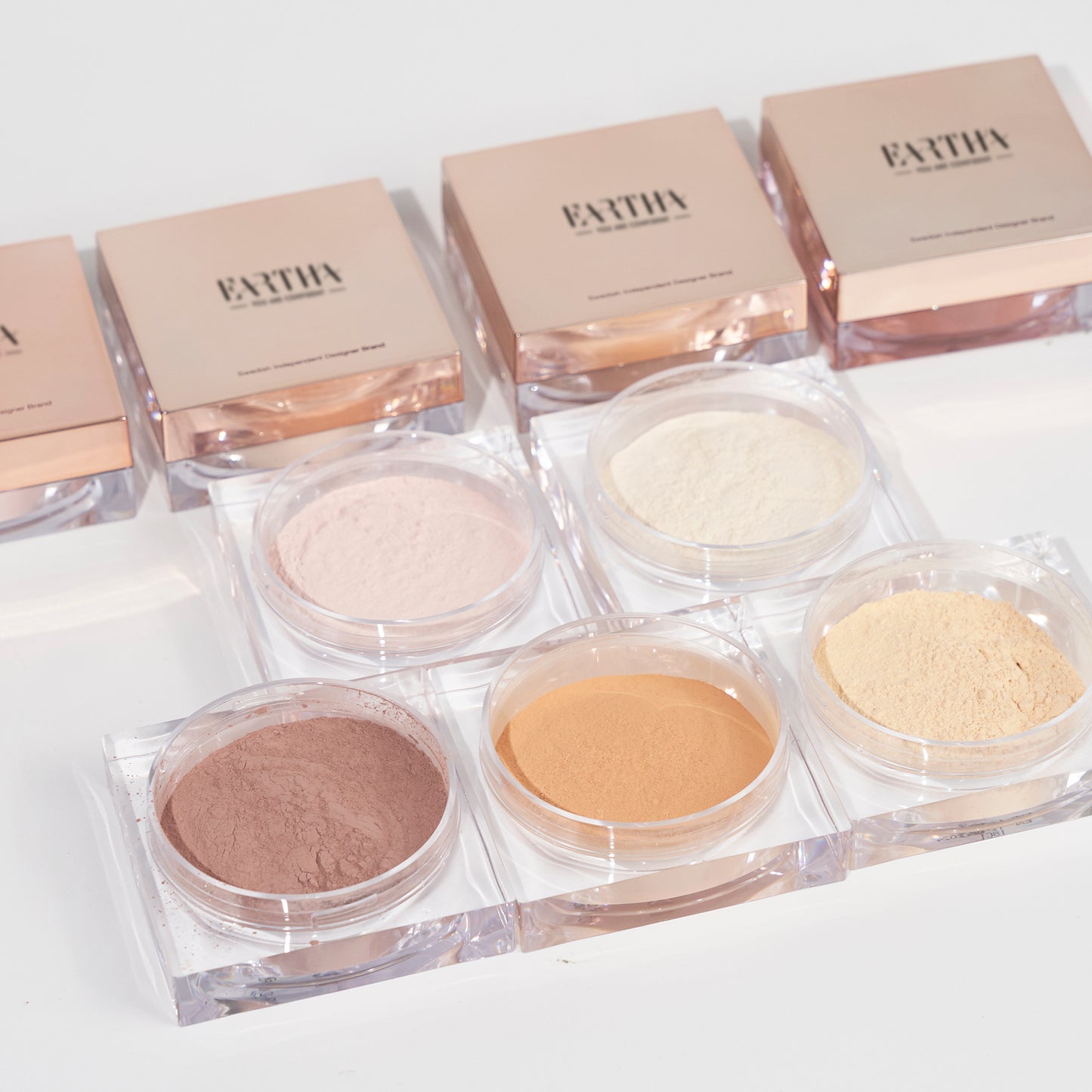 LOOSE POWDER rose gold vegan waterproof makeup face hot sale setting powder