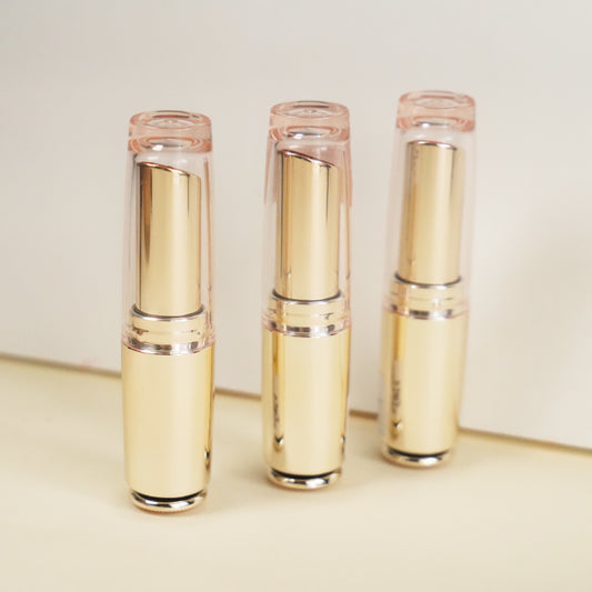 luxury gold private label lipstick OEM