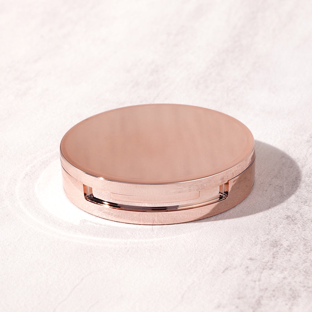 BLUSH powder high color cruelty-free custom private label rose gold packing makeup