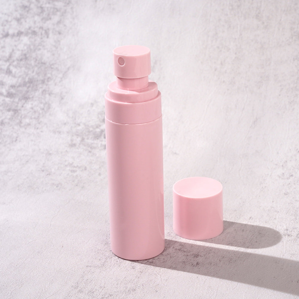 SETTING SPRAY matte 60ml waterproof long lasting makeup vegan pink bottle