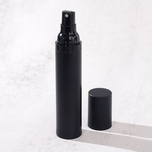 SETTING SPRAY matte waterproof long lasting makeup vegan black bottle