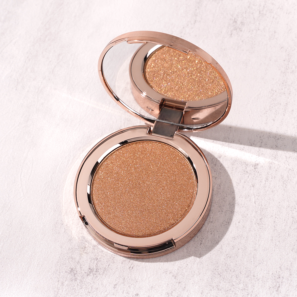 HIGHLIGHTER powder fantastic makeup cruelty-free custom private label face rose gold packing