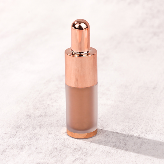 LIQUID HIGHLIGHTER new unique design rose gold cap luxury long-lasting makeup