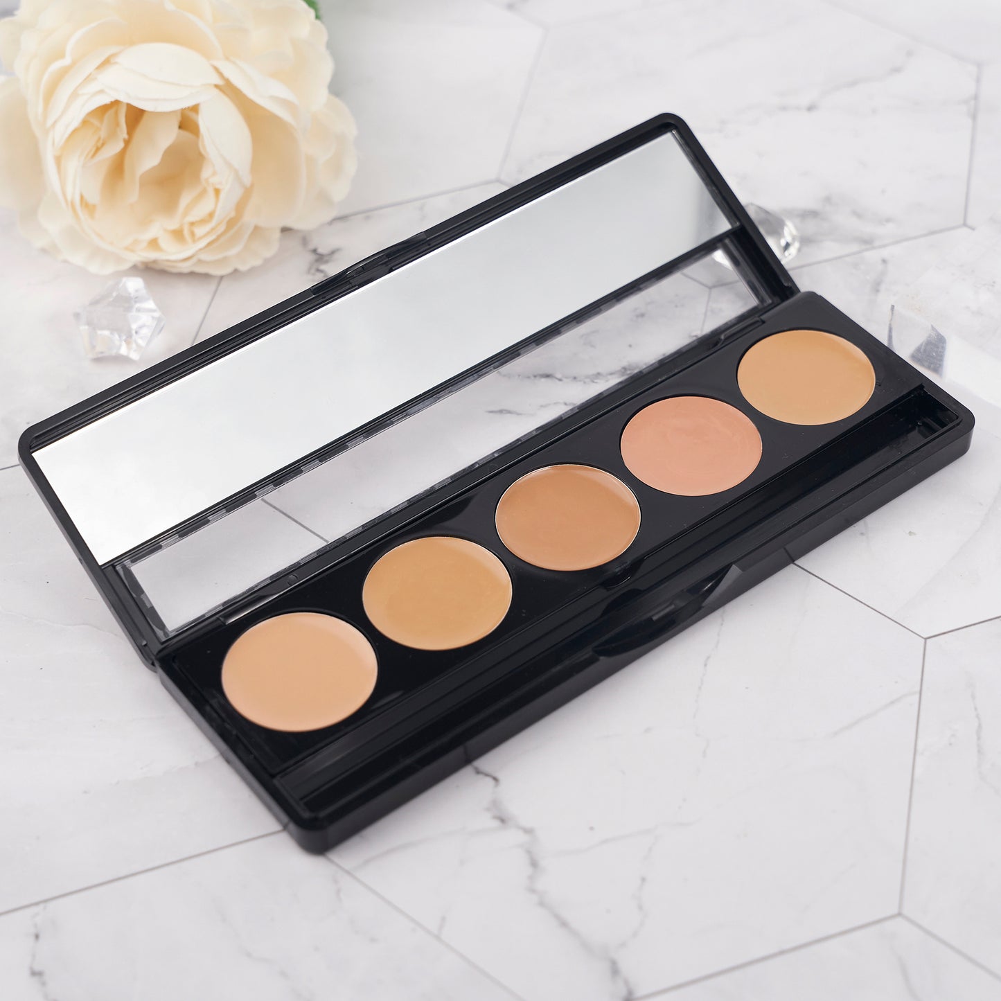 CONCEALER palette best cream makeup vegan multicolour custom logo black packing